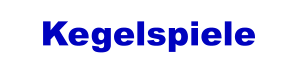 Kegelspiele